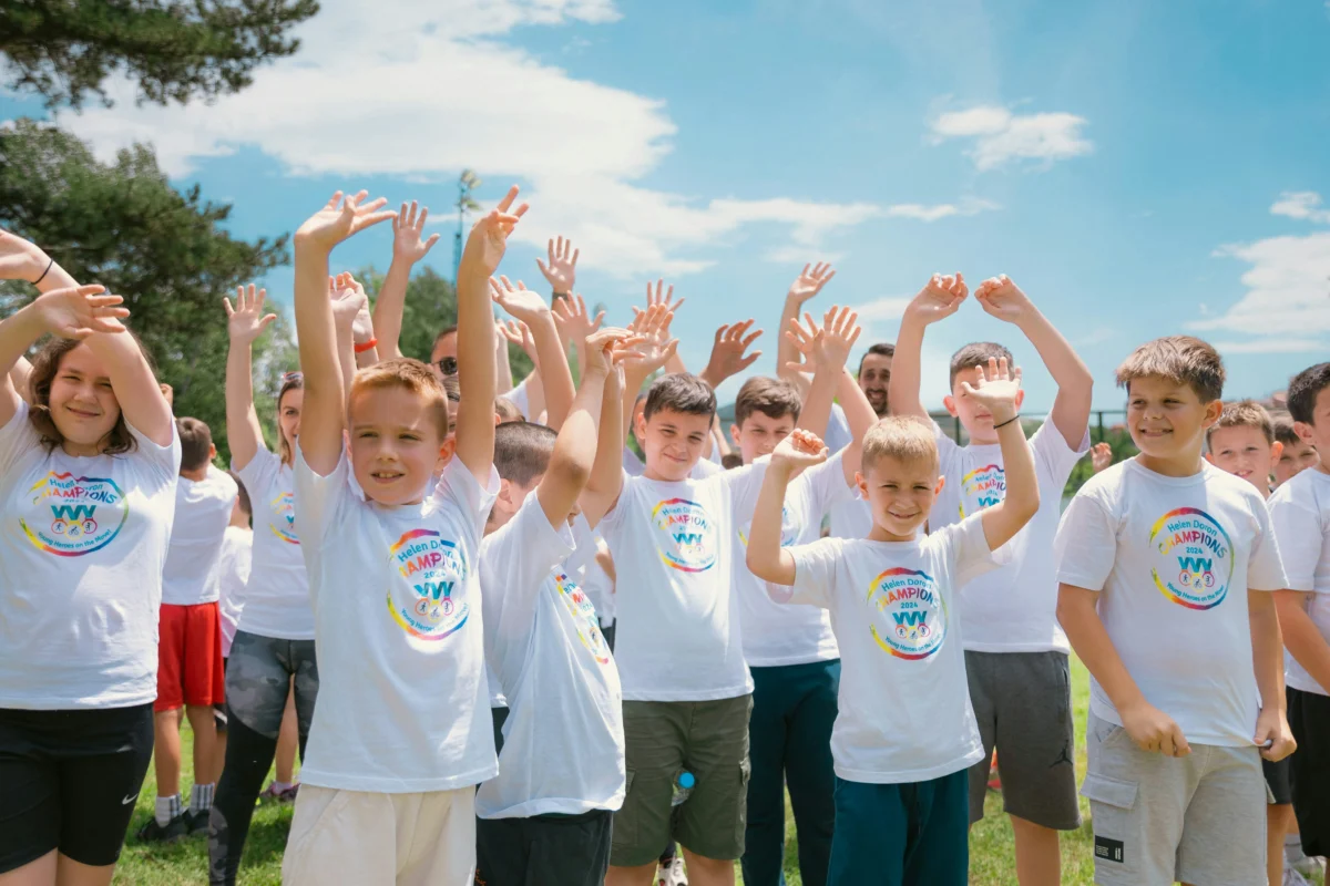 Kids playing on a playground in Nashville.