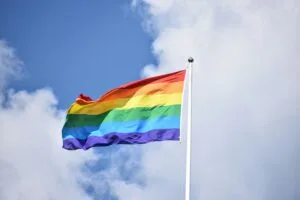 Pride flag in Nashville, TN.